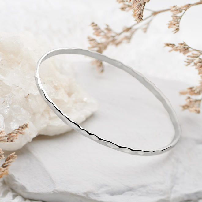 Hammered Bangle