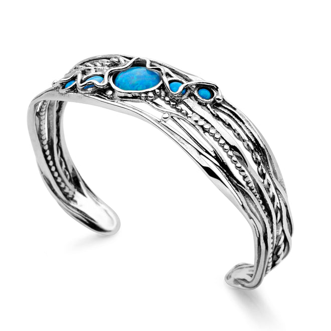 Opal Arc Bangle