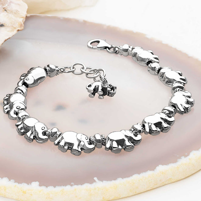 Elephant Family Bracelet