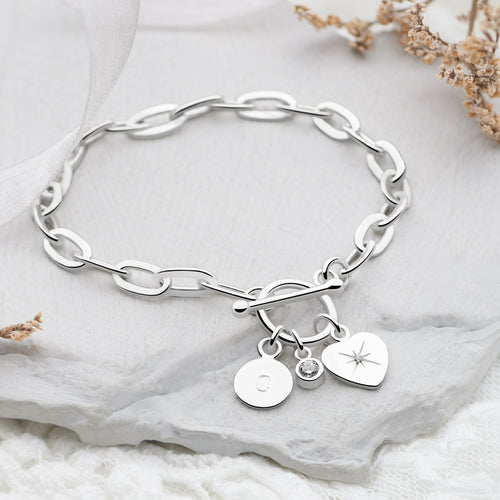 Personalised Love Charm Bracelet