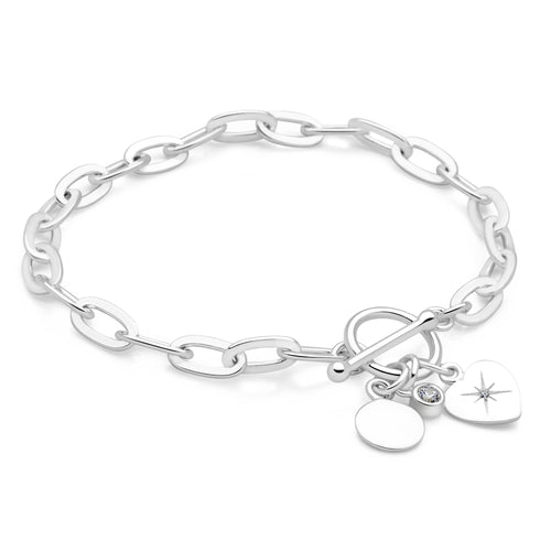 Personalised Love Charm Bracelet