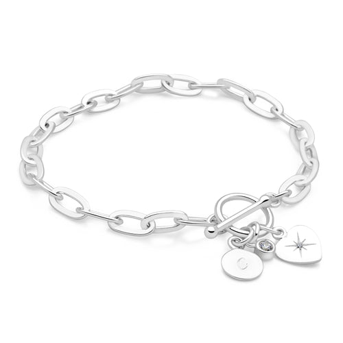 Personalised Love Charm Bracelet