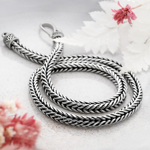 Serpent Chain | Handmade In Bali | CHN109 – Silver by Mail