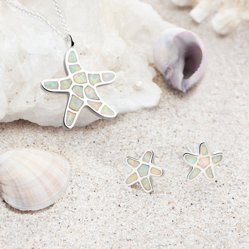 Opal Starfish Chain