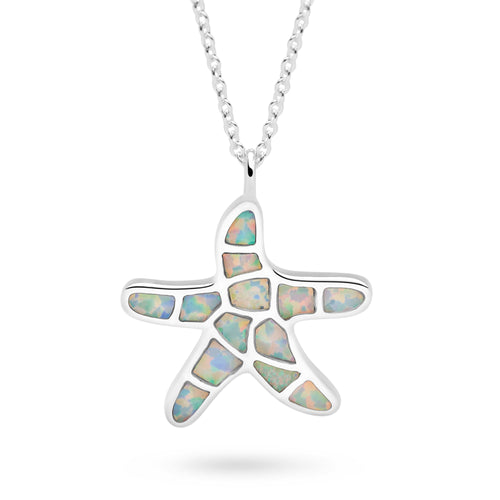 Opal Starfish Chain