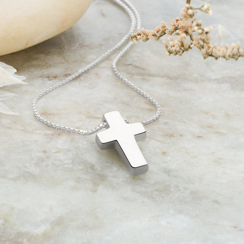 Silver Cross Chain