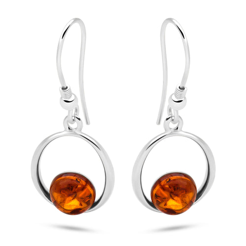 Amber Macchiato Earrings