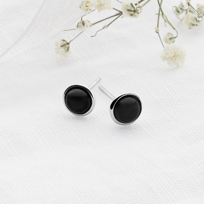 Onyx Button Studs