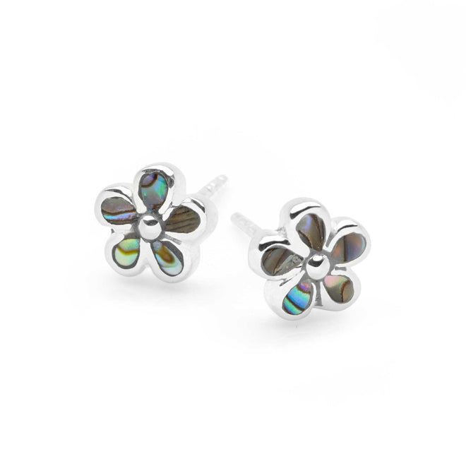 Abalone Petal Studs