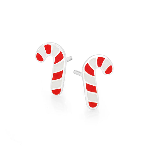 Candy Cane Studs