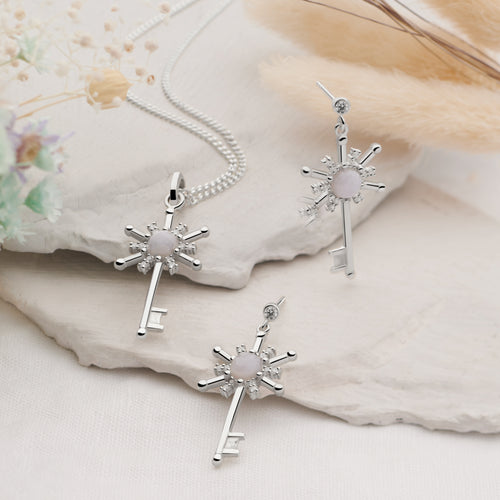 Mystic Key Earrings