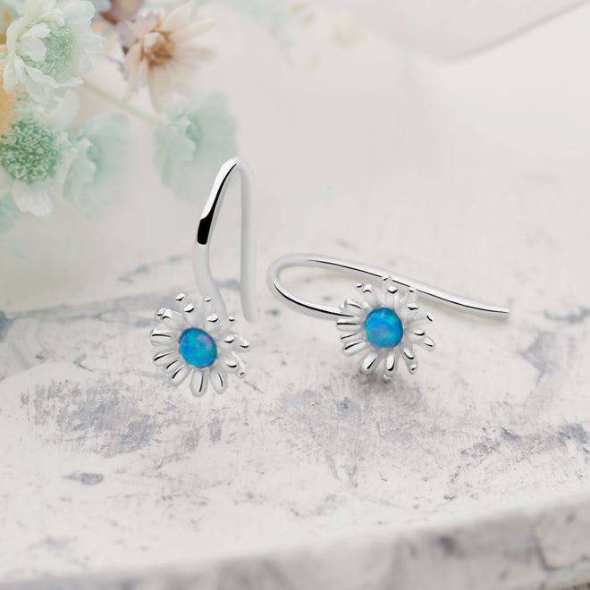 Daisy Blue Earrings