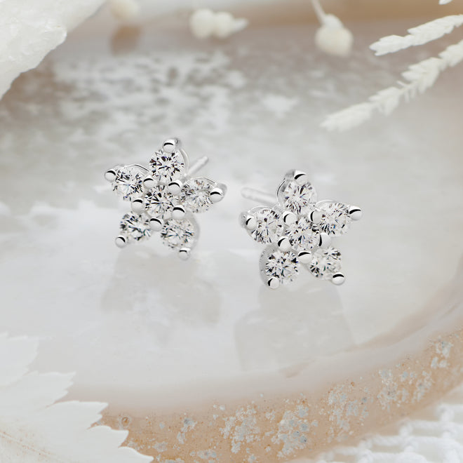 Sparkling Bloom Studs