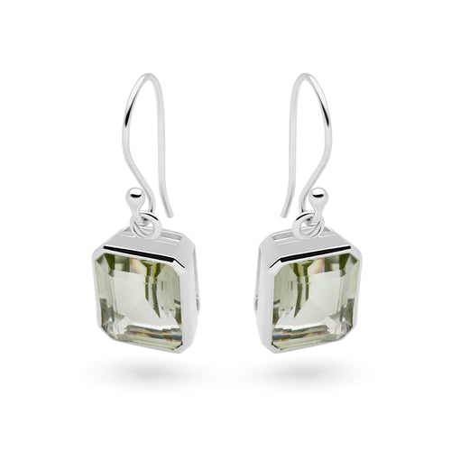 Green Amethyst Deluxe Earrings