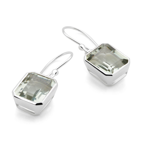 Green Amethyst Deluxe Earrings