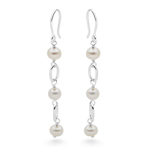 Pearl Cascade Earrings