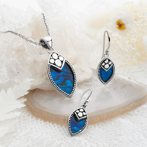 Blue Deity Earrings