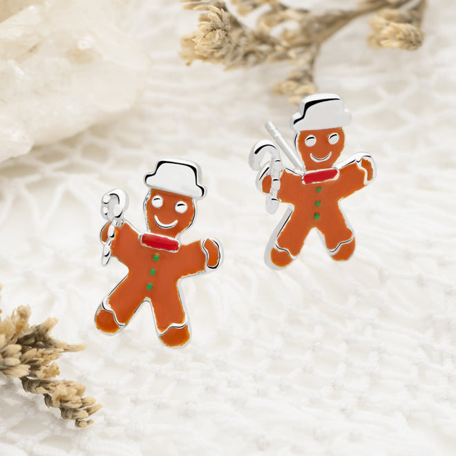 Gingerbread Man Studs