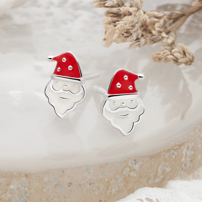 Mini Santa Studs