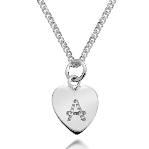 Initial Heart Pendant