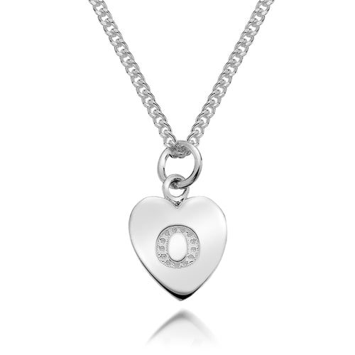 Initial Heart Pendant