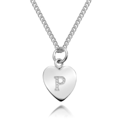 Initial Heart Pendant