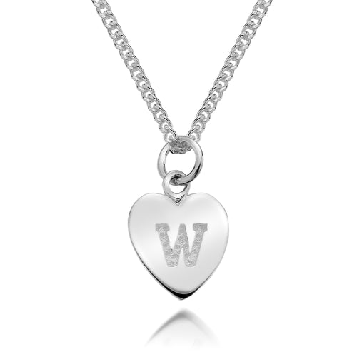 Initial Heart Pendant