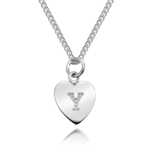 Initial Heart Pendant