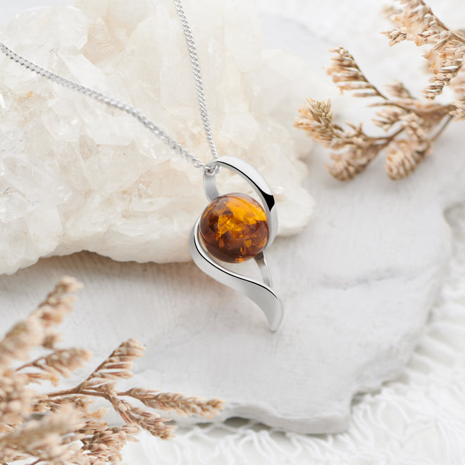 Amber Celeste Pendant