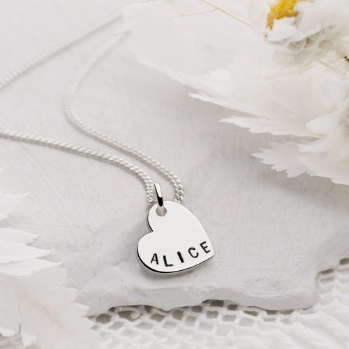 Personalised Heart Pendant