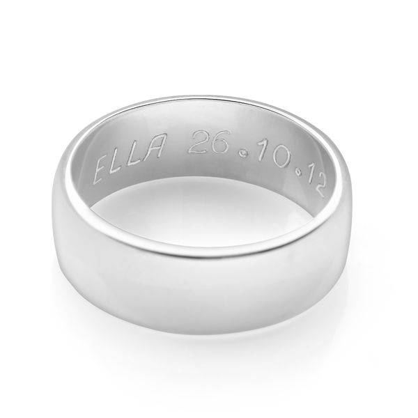 Hidden Message Ring (D-Shaped)