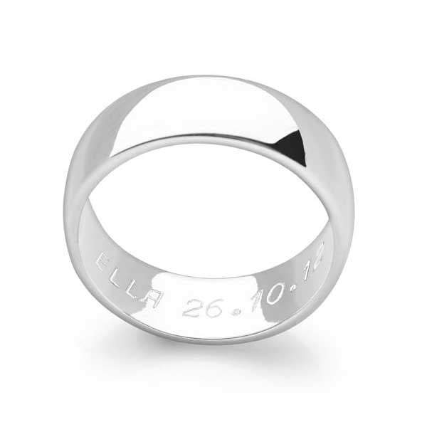 Hidden Message Ring (D-Shaped)