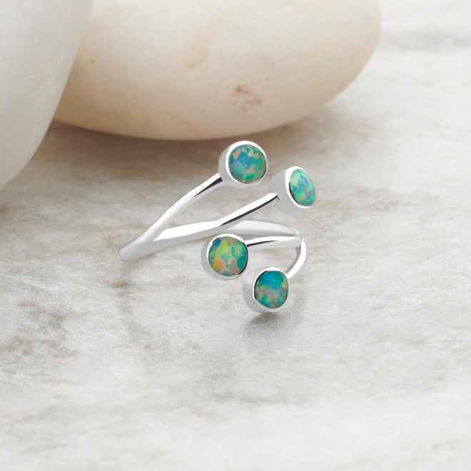 Opal Vine Ring (Adjustable)