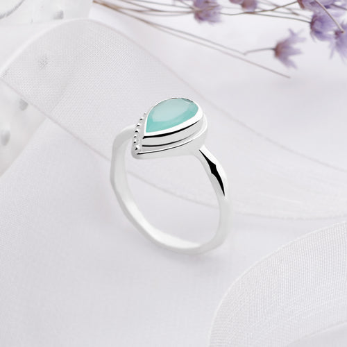 Aqua Bindi Ring