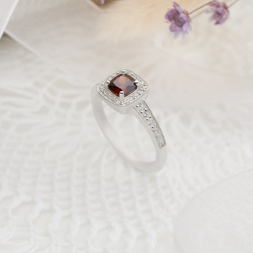 Sparkling Ember Ring