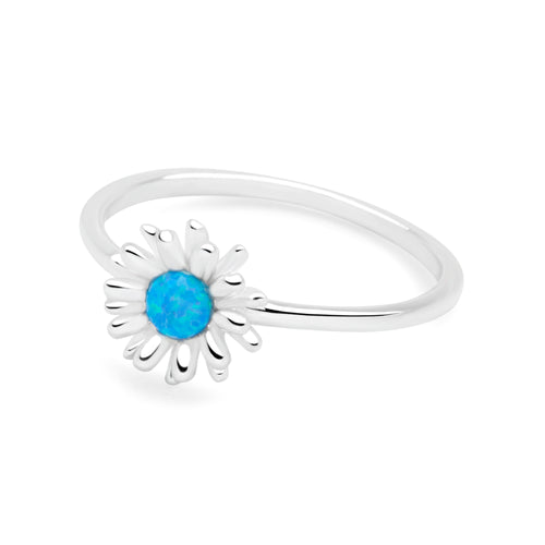 Daisy Blue Ring