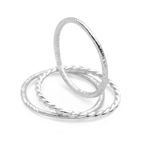 Petit Trio Stack Rings (Set of 3)