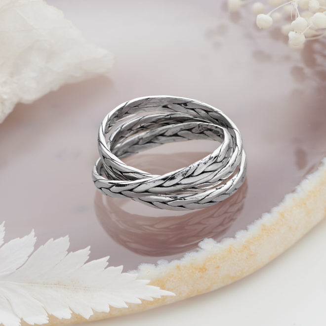 Intertwined Plait Ring