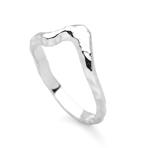 Hammered Wave Ring