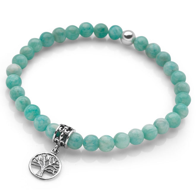 Amazonite Tree of Life Bracelet