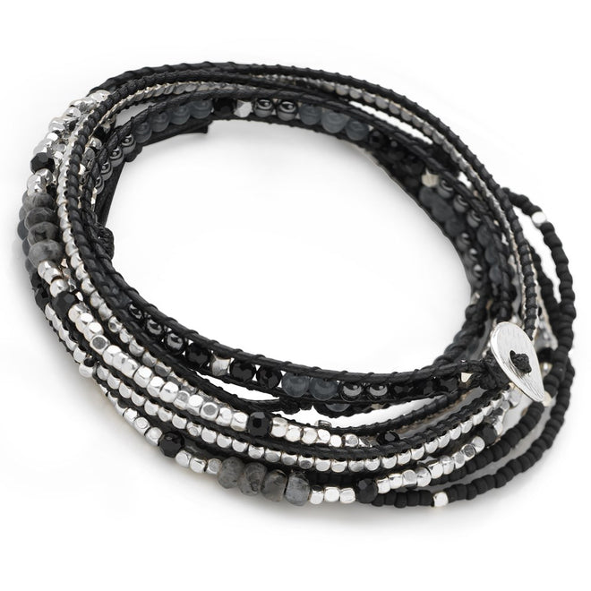 Miami Wrap Bracelet (Black)