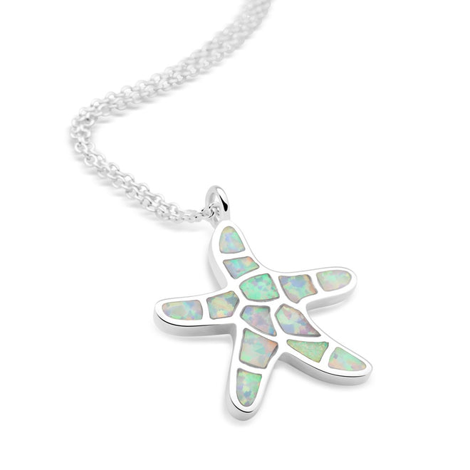 Opal Starfish Chain