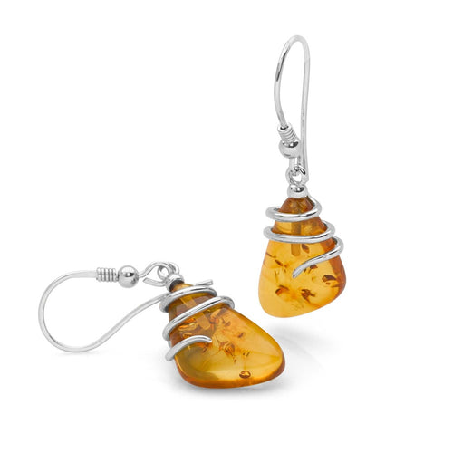 Amber Aura Earrings