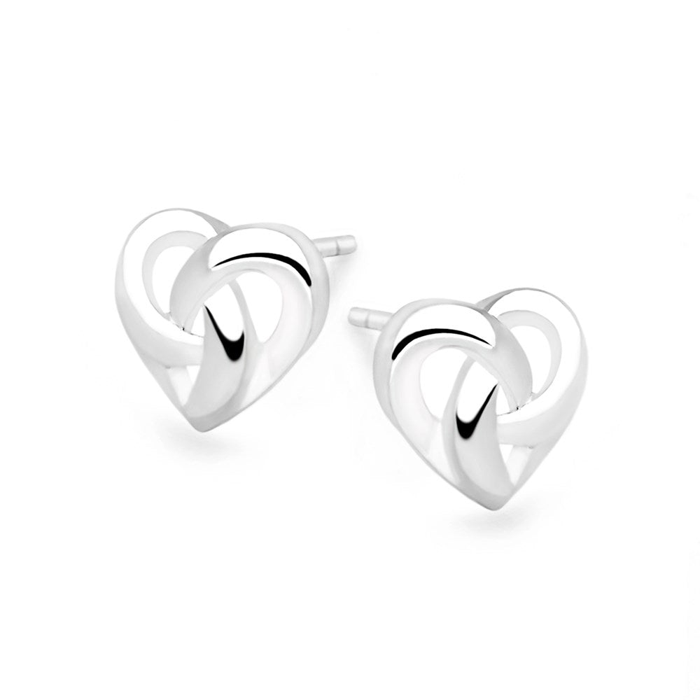 Infinity Love Knot Studs | Silver Earrings | E5468 – Silver by Mail