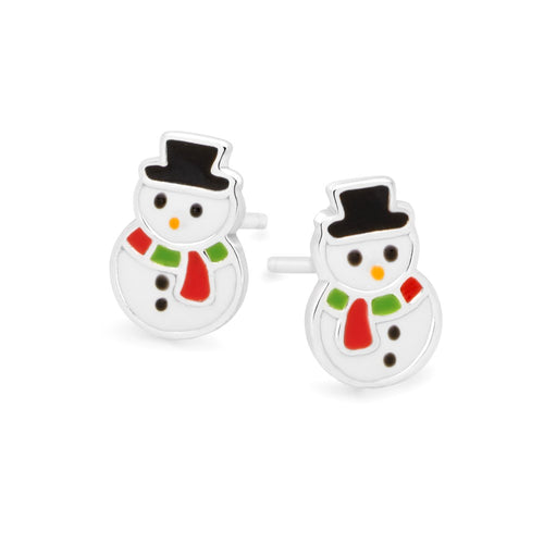 Jolly Snowman Studs