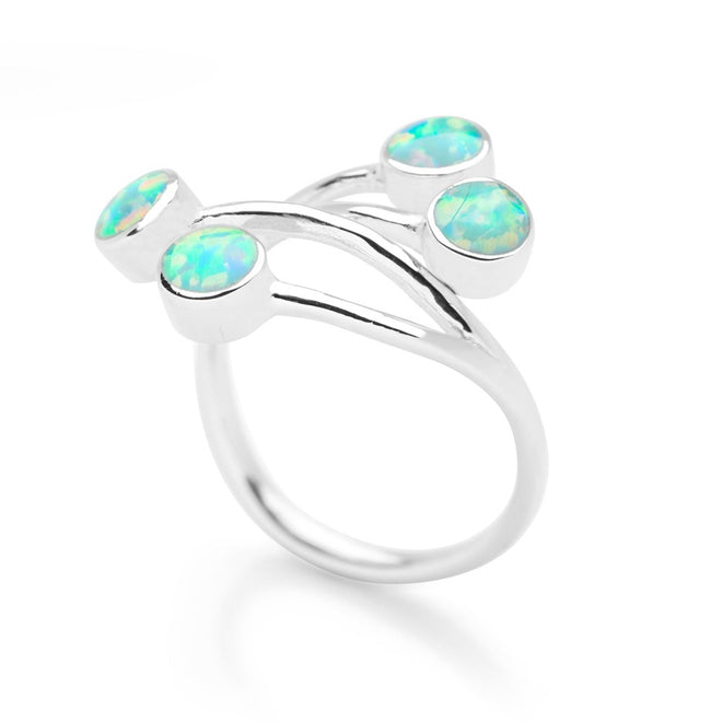 Opal Vine Ring (Adjustable)