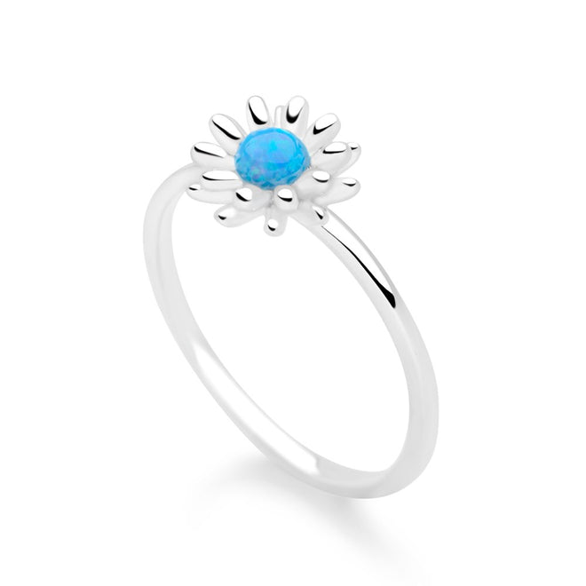 Daisy Blue Ring