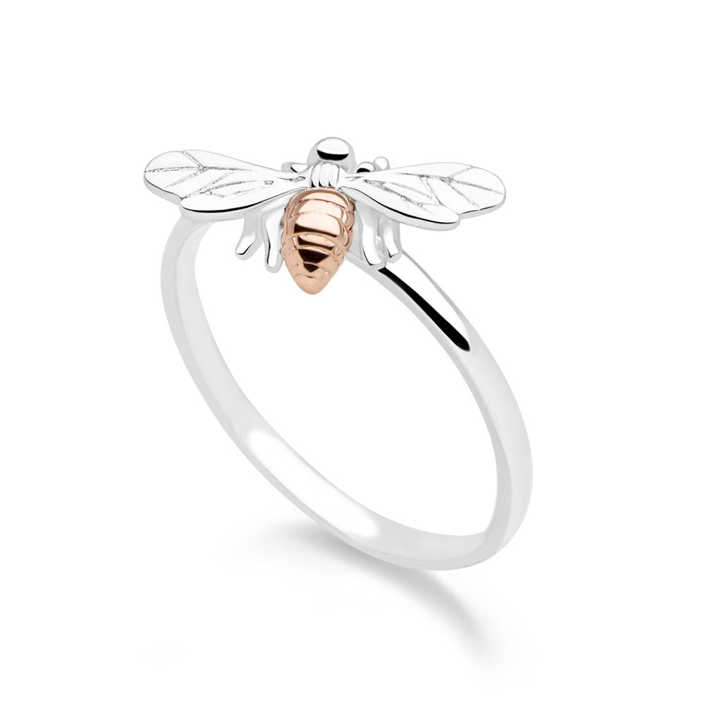 Silver hot sale bee ring