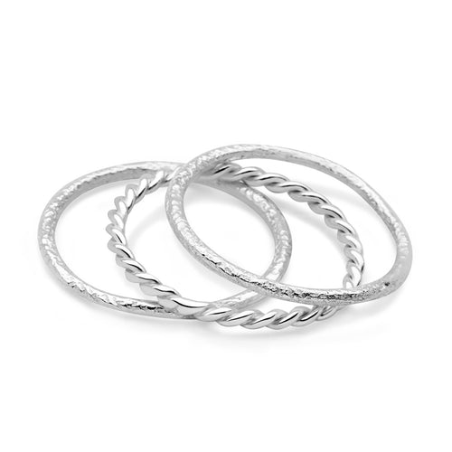 Petit Trio Stack Rings (Set of 3)